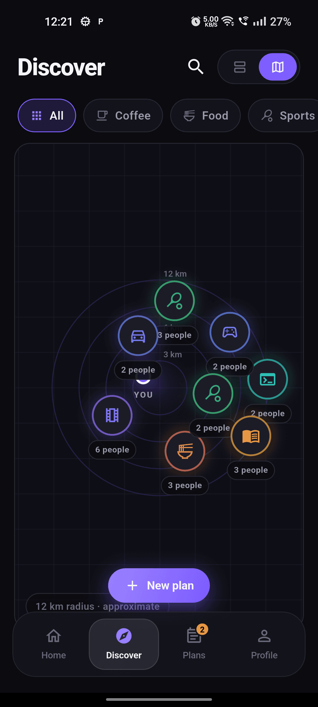 Nearby map